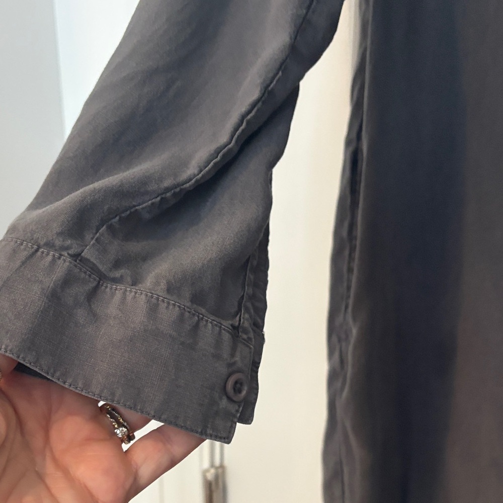 Cloth & Stone Long Button-Down Shirt Dress - Picture 6 of 10